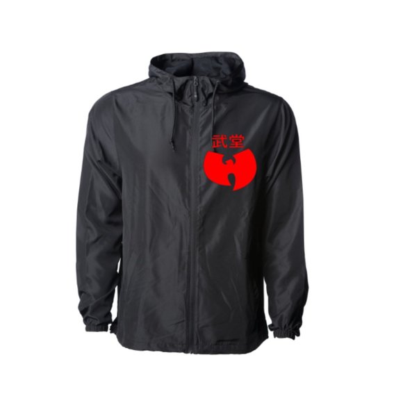 Wu Tang Clan (Asian Art / Script) Unisex Lightweight Windbreaker Full-Zip Jacket - Picture 3 of 11